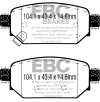 EBC Greenstuff Brake Pad Sets