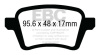 DPX3027 EBC Greenstuff Brake Pad Sets