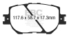 EBC Ultimax2 Brake Pad Sets