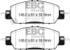 EBC Redstuff Brake Pad Sets