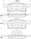 ST Sport Brake Pads