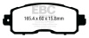 EBC Redstuff Brake Pad Sets