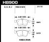 HAWK HPS 5.0 Brake Pad Sets