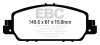 EBC Redstuff Brake Pad Sets
