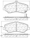 84e25e878b7c5e2c77ba9c500f737245 ST Street Brake Pads