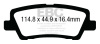 EBC Greenstuff Brake Pad Sets