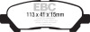 EBC Yellowstuff Brake Pad Sets