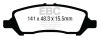 EBC Redstuff Brake Pad Sets
