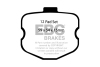 EBC Redstuff Brake Pad Sets