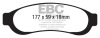 EBC Extra Duty Brake Pad Sets