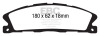 EBC Redstuff Brake Pad Sets