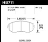 HAWK DTC-80 Brake Pad Sets