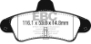 EBC Redstuff Brake Pad Sets