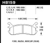 HAWK DTC-50 Brake Pad Sets