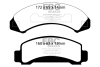 EBC Ultimax2 Brake Pad Sets