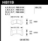 HAWK DTC-50 Brake Pad Sets