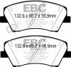 EBC Greenstuff Brake Pad Sets