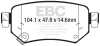 EBC Greenstuff Brake Pad Sets