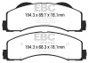 EBC Greenstuff Brake Pad Sets