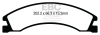 EBC Ultimax2 Brake Pad Sets