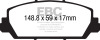 EBC Ultimax2 Brake Pad Sets