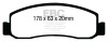 EBC Extra Duty Brake Pad Sets