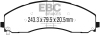 EBC Greenstuff Brake Pad Sets