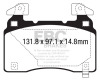 dp43028R EBC Yellowstuff Brake Pad Sets