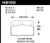 HAWK DTC-50 Brake Pad Sets