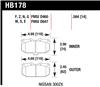 HAWK DTC-60 Brake Pad Sets