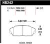 HAWK HP+ Brake Pad Sets