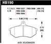 HAWK HP+ Brake Pad Sets