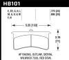 HAWK DTC-50 Brake Pad Sets