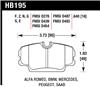 HAWK DTC-60 Brake Pad Sets